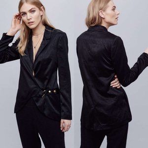 Free People Dorothea Rocker Buckle Blazer Jacket